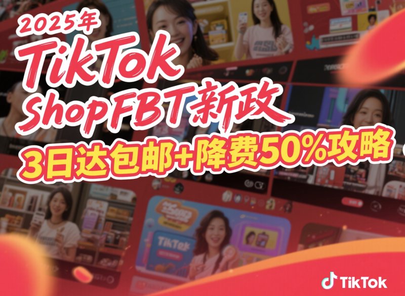 2025年TikTok Shop美区FBT新政:3日达包邮+降费50%攻略 tiktok刷粉