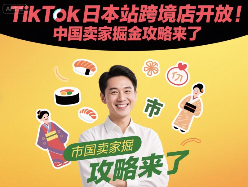 TikTok日本站跨境店开放!中国卖家掘金攻略来了 tilktok刷粉